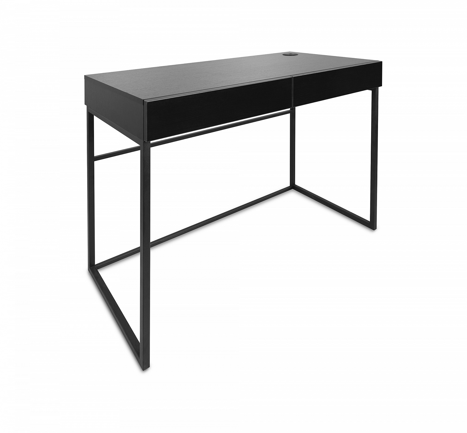 Письменный стол MD 708 черный, 100х50х75 см