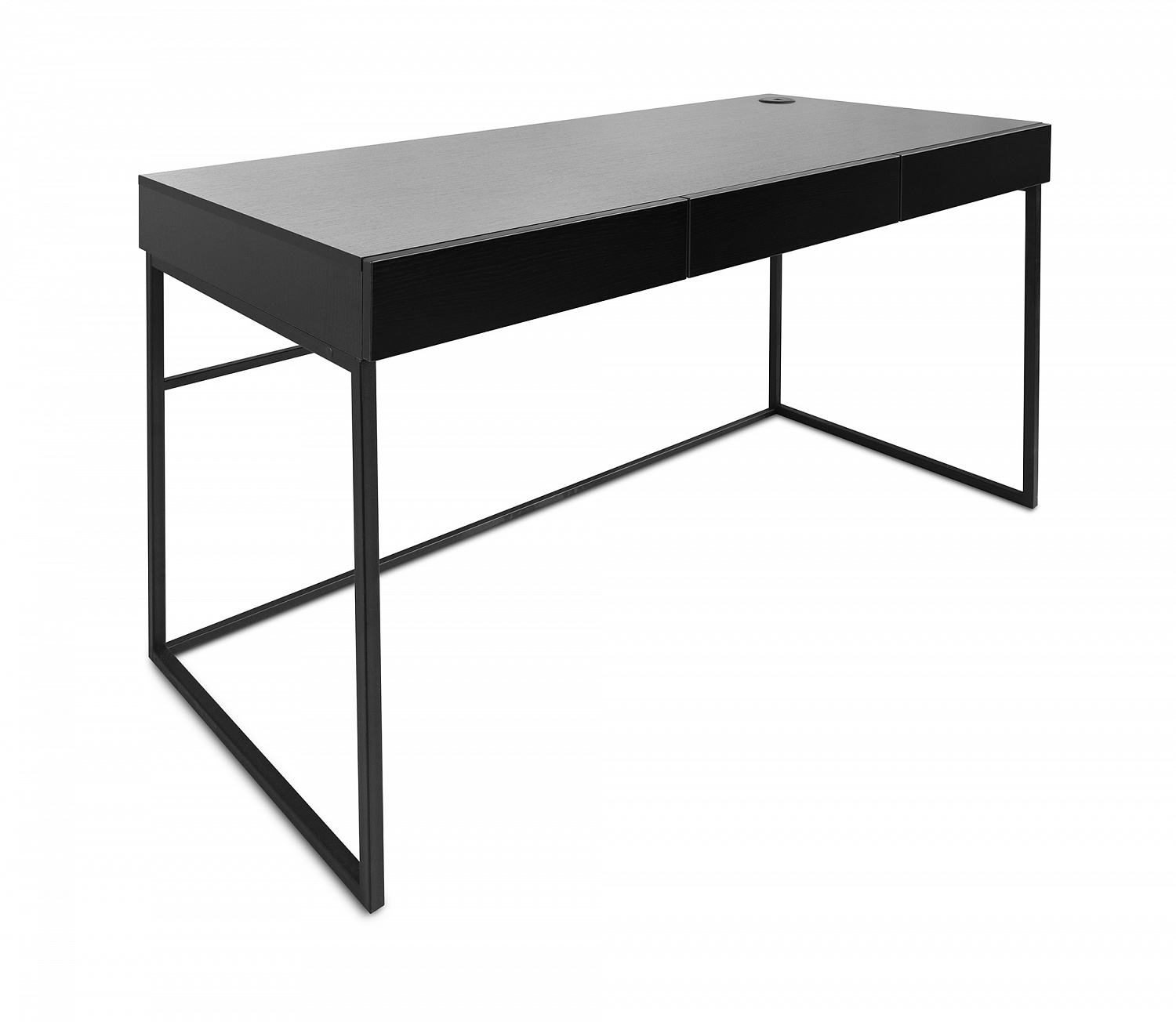 Письменный стол MD 798, черный, 140х60х75 см