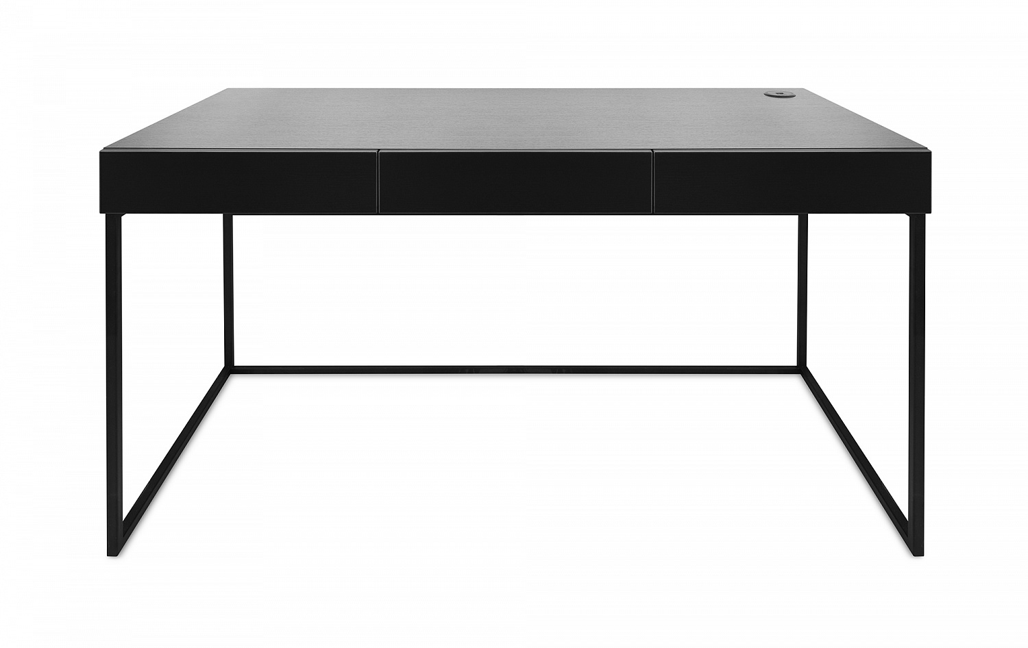 Письменный стол MD 798, черный, 140х60х75 см