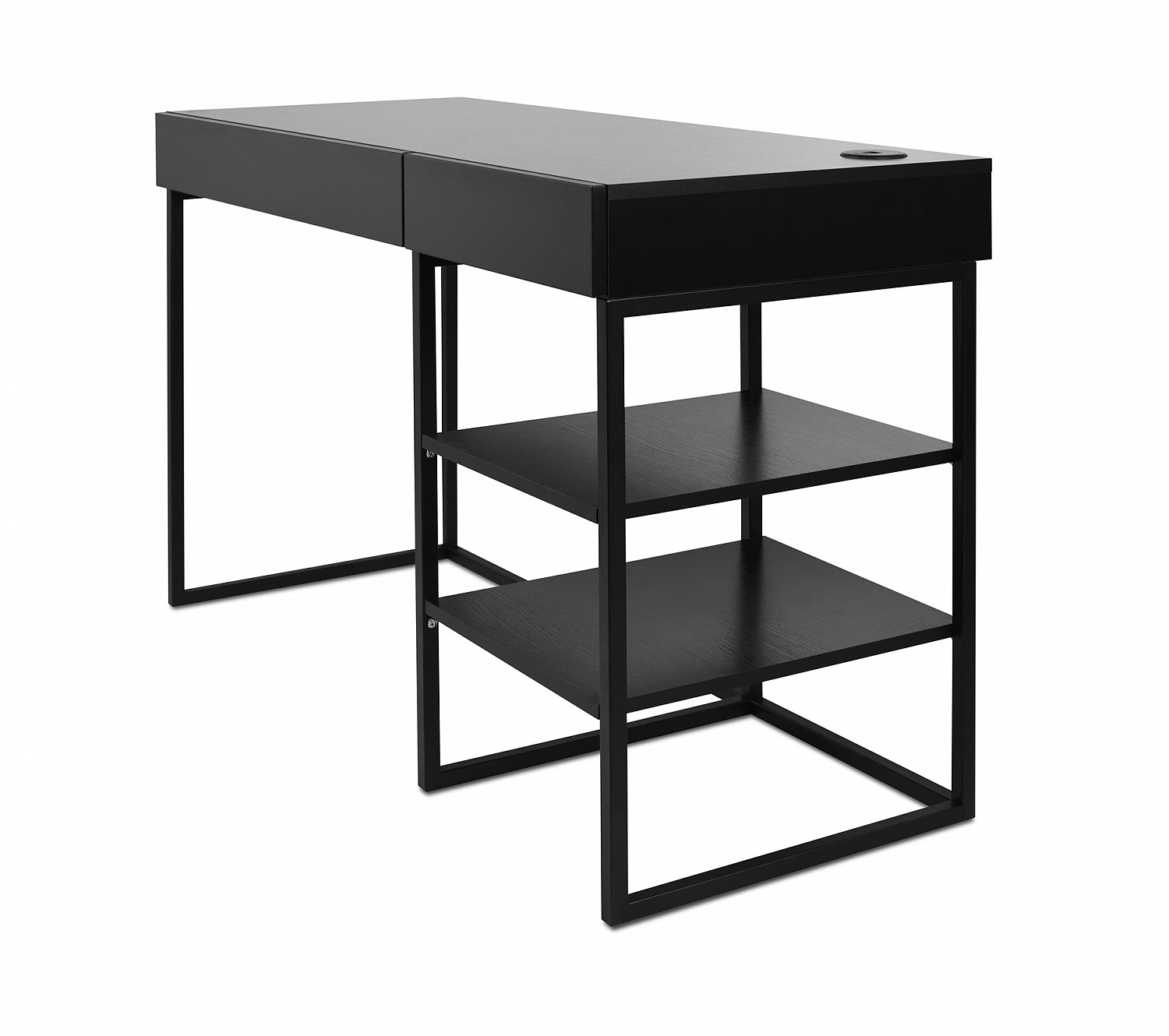 Письменный стол MD 795, черный, 120х50х75 см