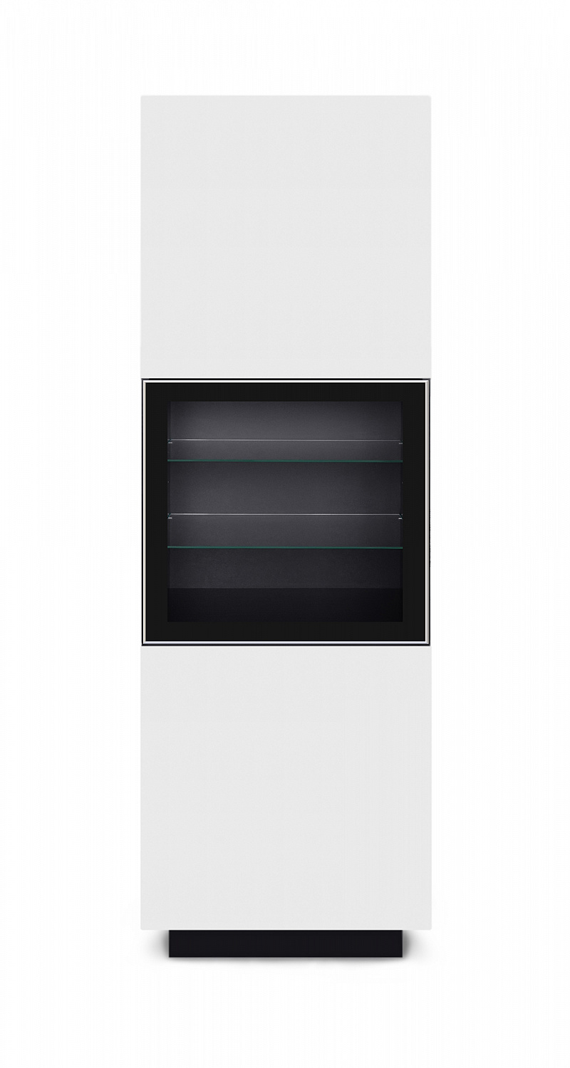 Шкаф-модуль напольный MD 657, черный-белый